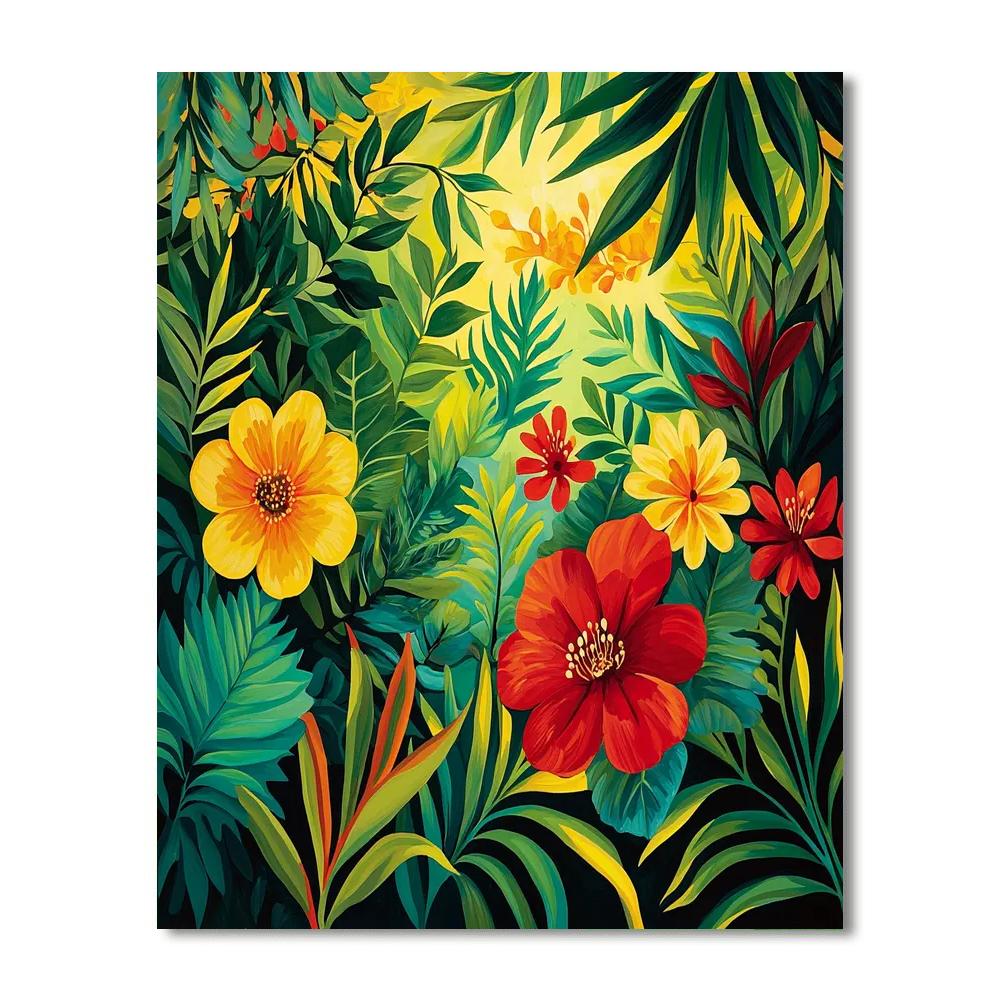 Frida Kahlo Inspired Lush Resonance  Painting Number Kit