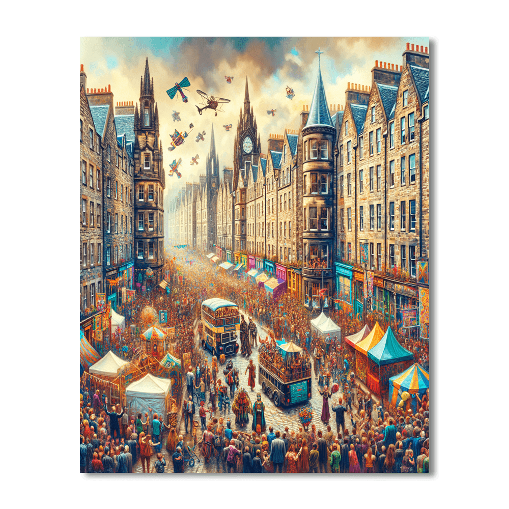Edinburgh Fringe Festival - Uk Paint By Color