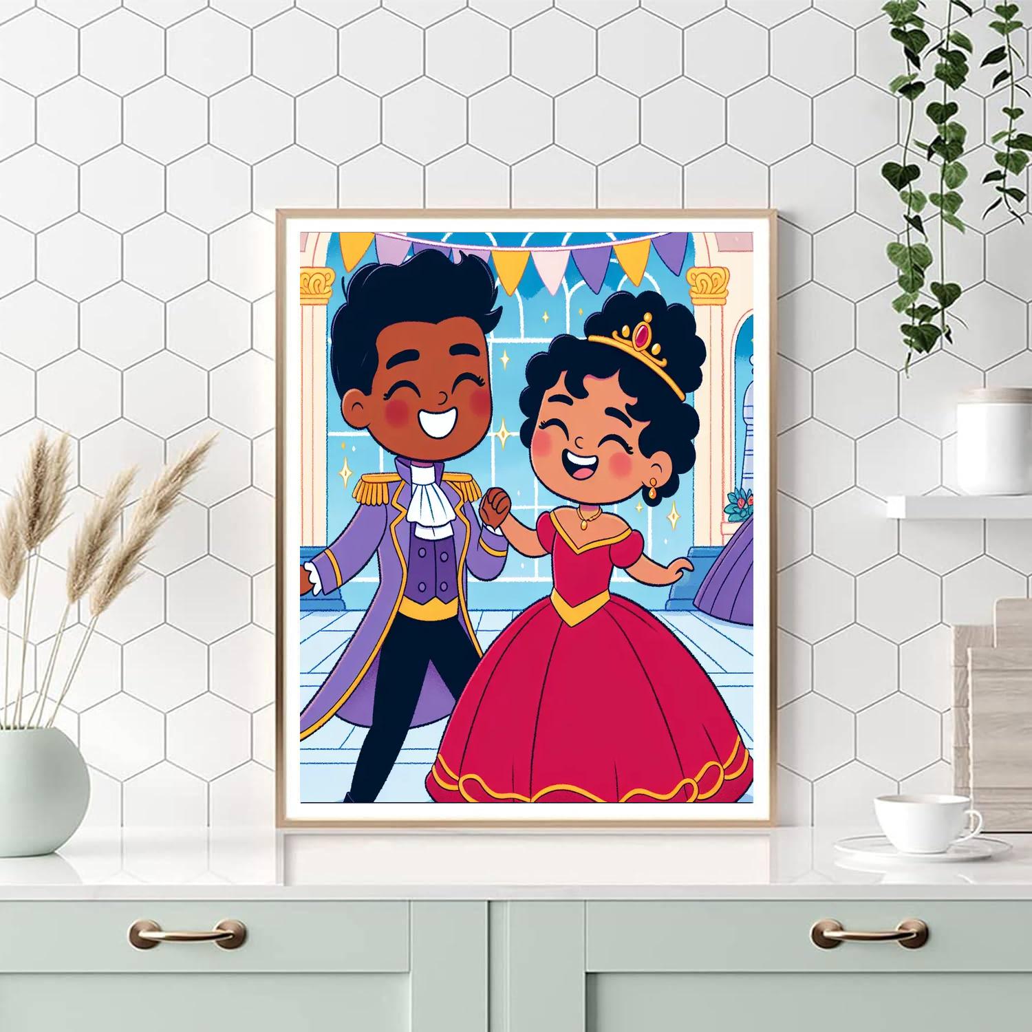 Enchanted Kingdom Ball Paint By Numbers Kits