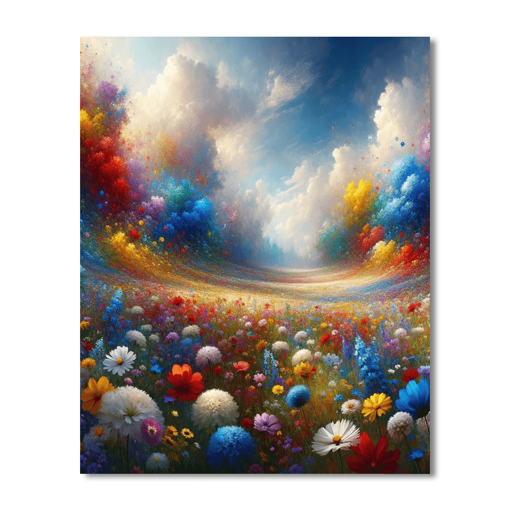 Serenity In The Meadow DIY Paint By Numbers