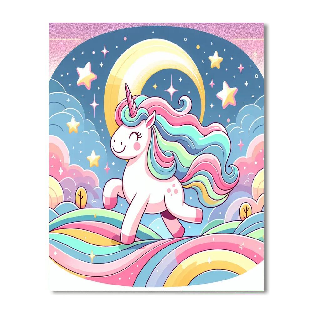 Magical Moonlit Adventure Paint By Number