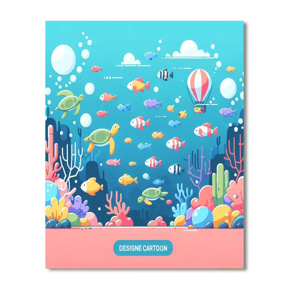 Underwater Adventure Expedition Paint By Number