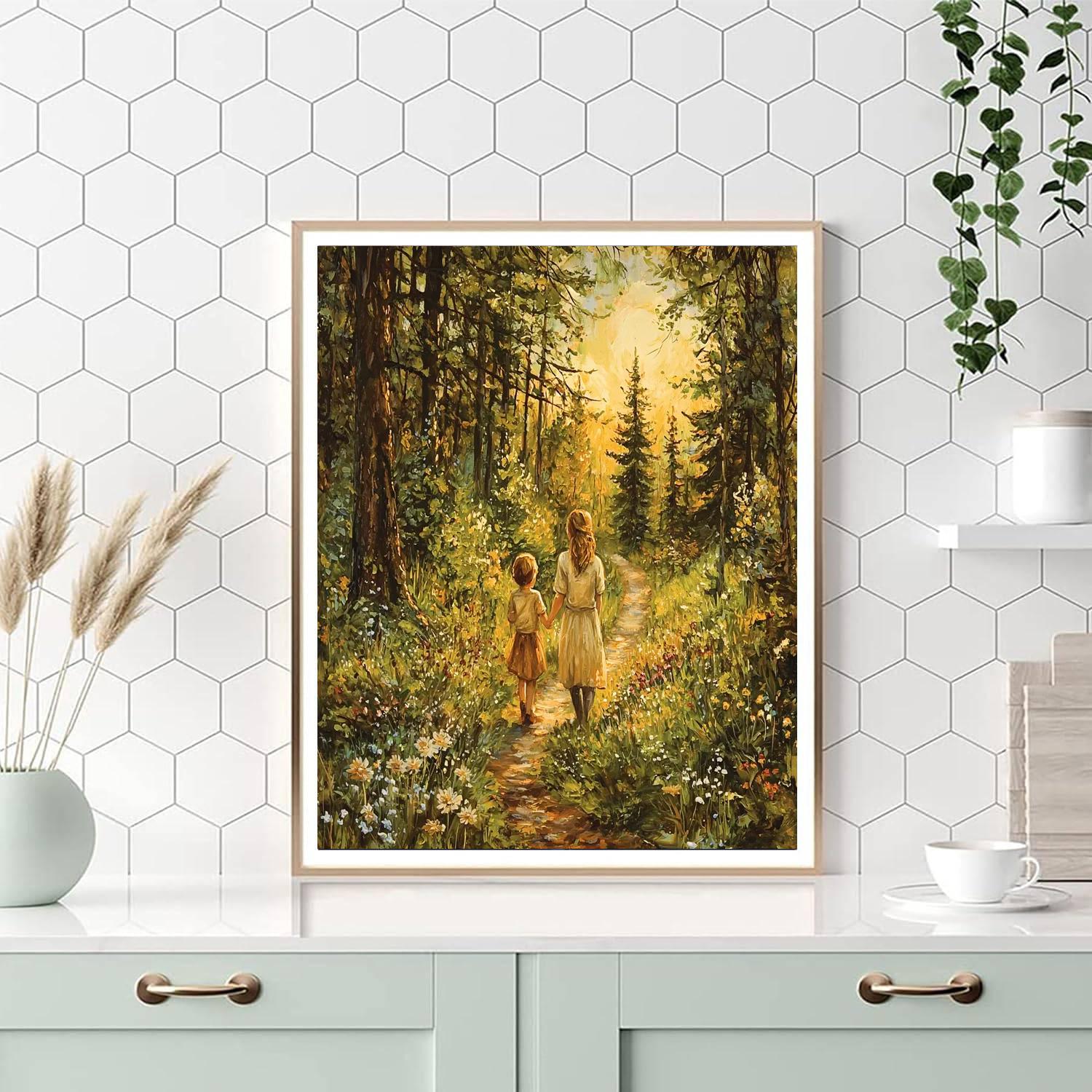 Together On The Trail Numbered Painting Kits