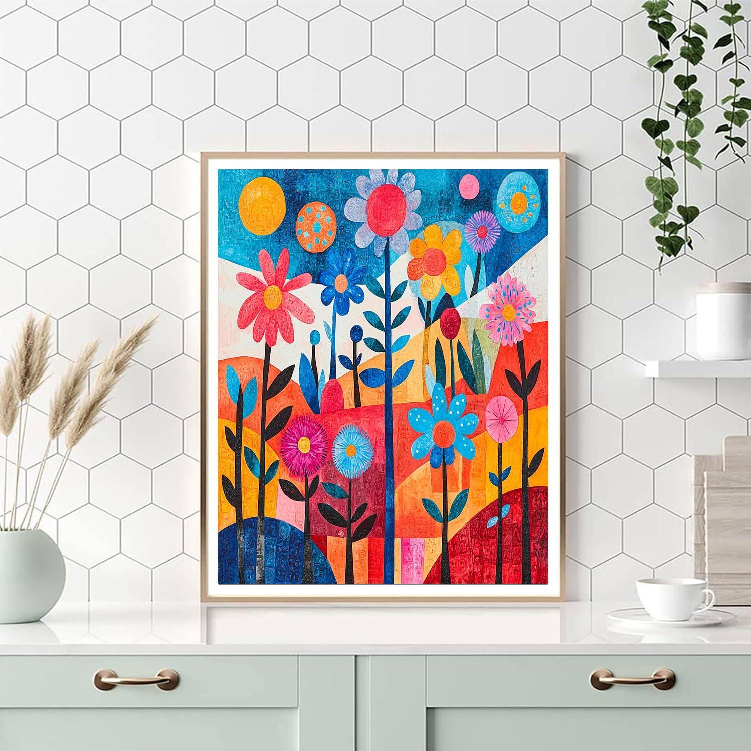 Paul Klee Inspired Bright Futures  Paint By Numbers Kits