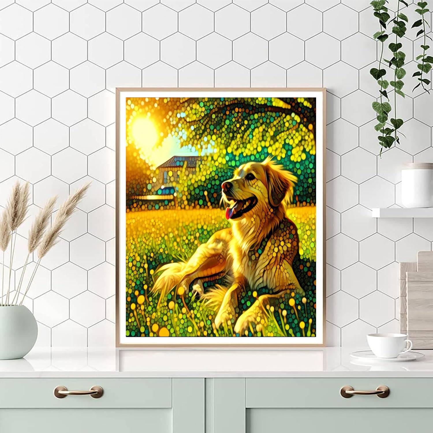 Dog's Loyal Adventure DIY Paint By Numbers