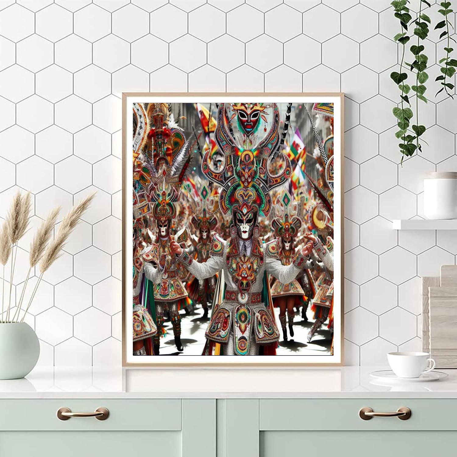 Carnaval De Oruro DIY Paint By Numbers