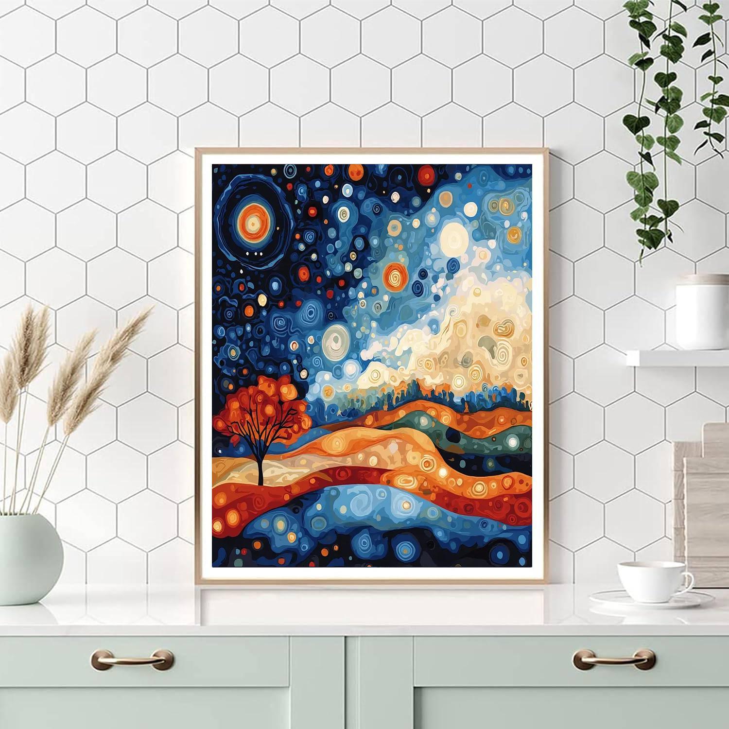 Paul Klee Inspired Symphony Of The Cosmos  Paint By Numbers Art