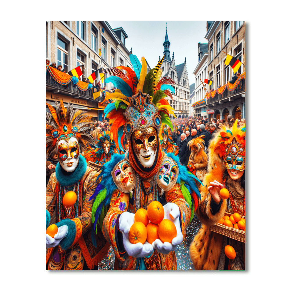 Carnival Of Binche Paint By Number