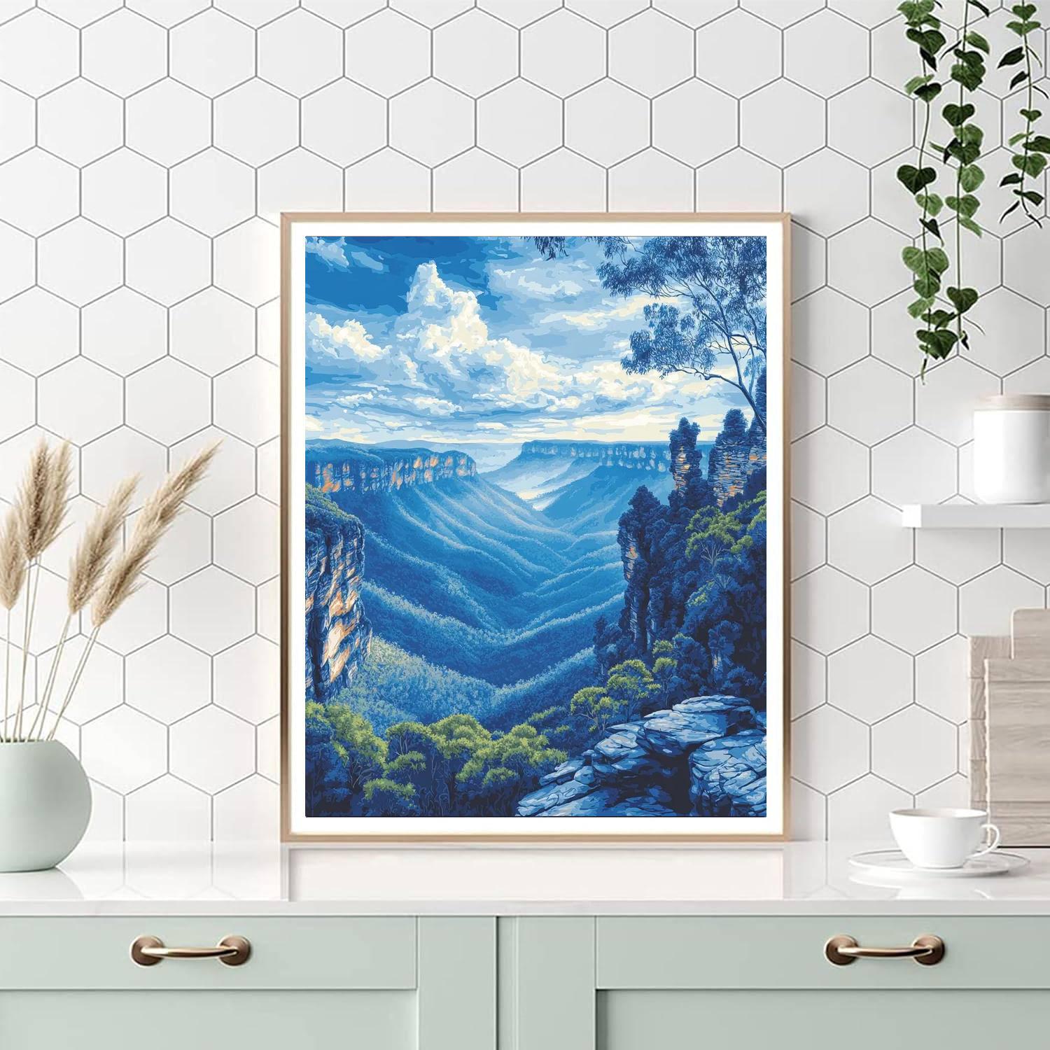 The Blue Mountains Numbered Painting Kits
