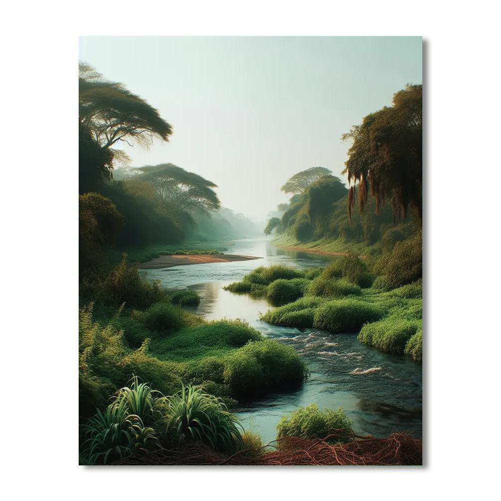 Rustic Riverbank Haven Paint By Numbers Kits