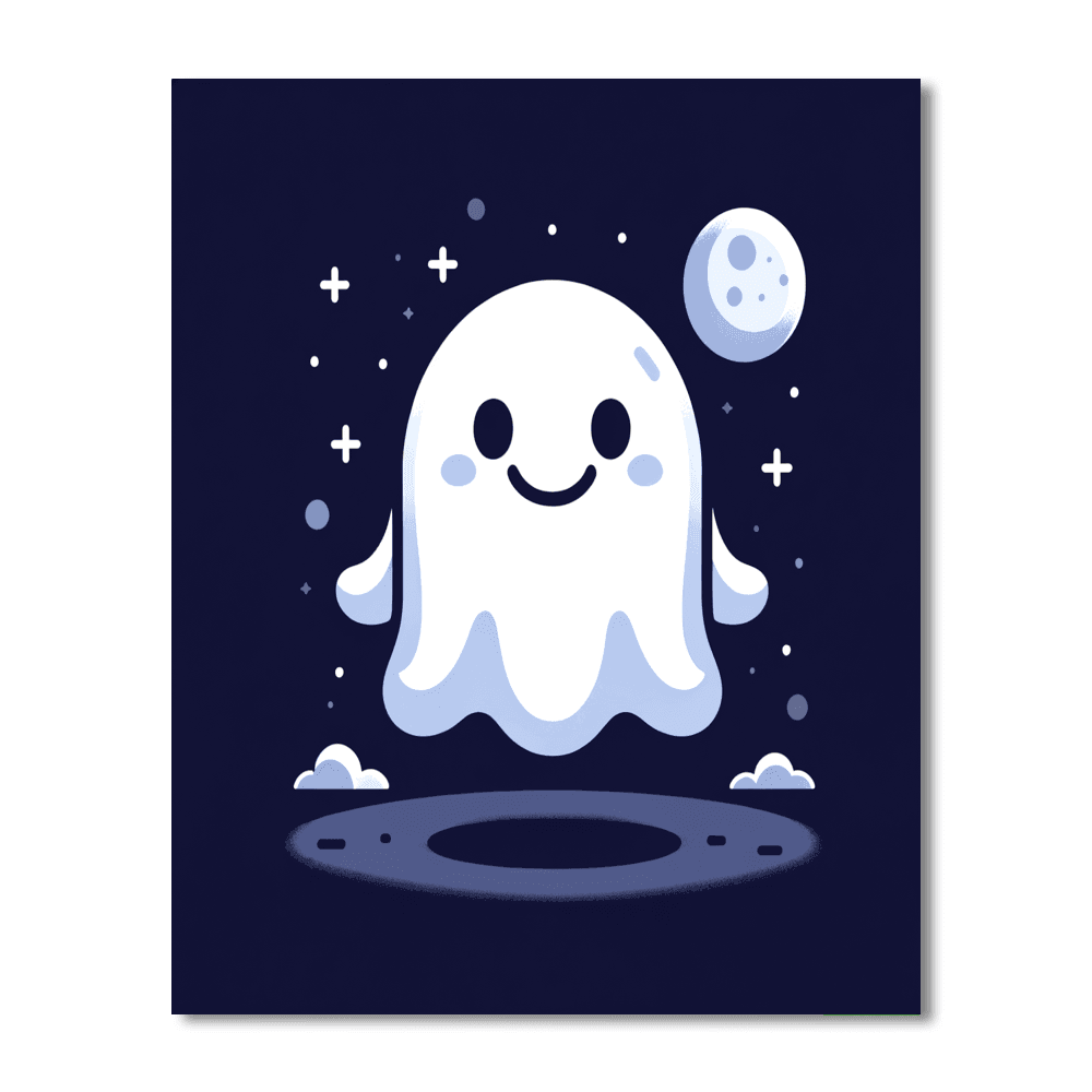 Spooky Ghost Adventure Paint By Numbers Kits