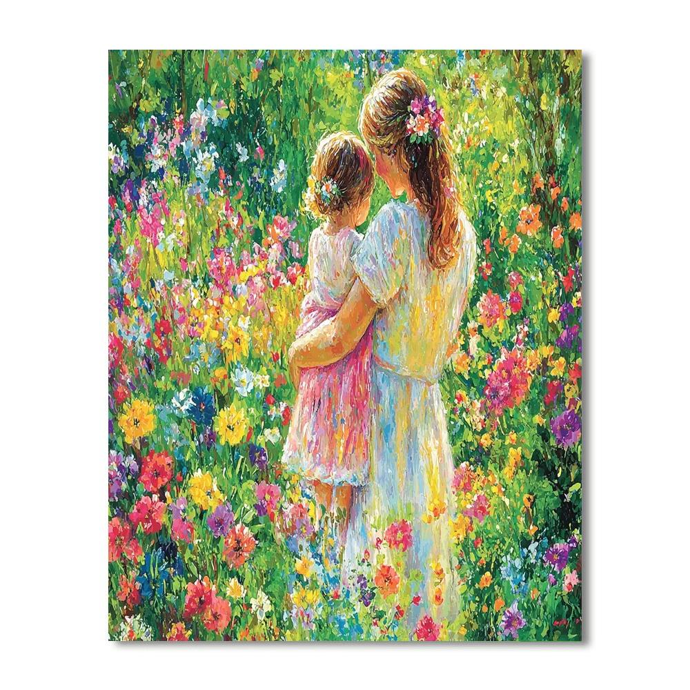 Hugs In The Garden DIY Paint By Numbers