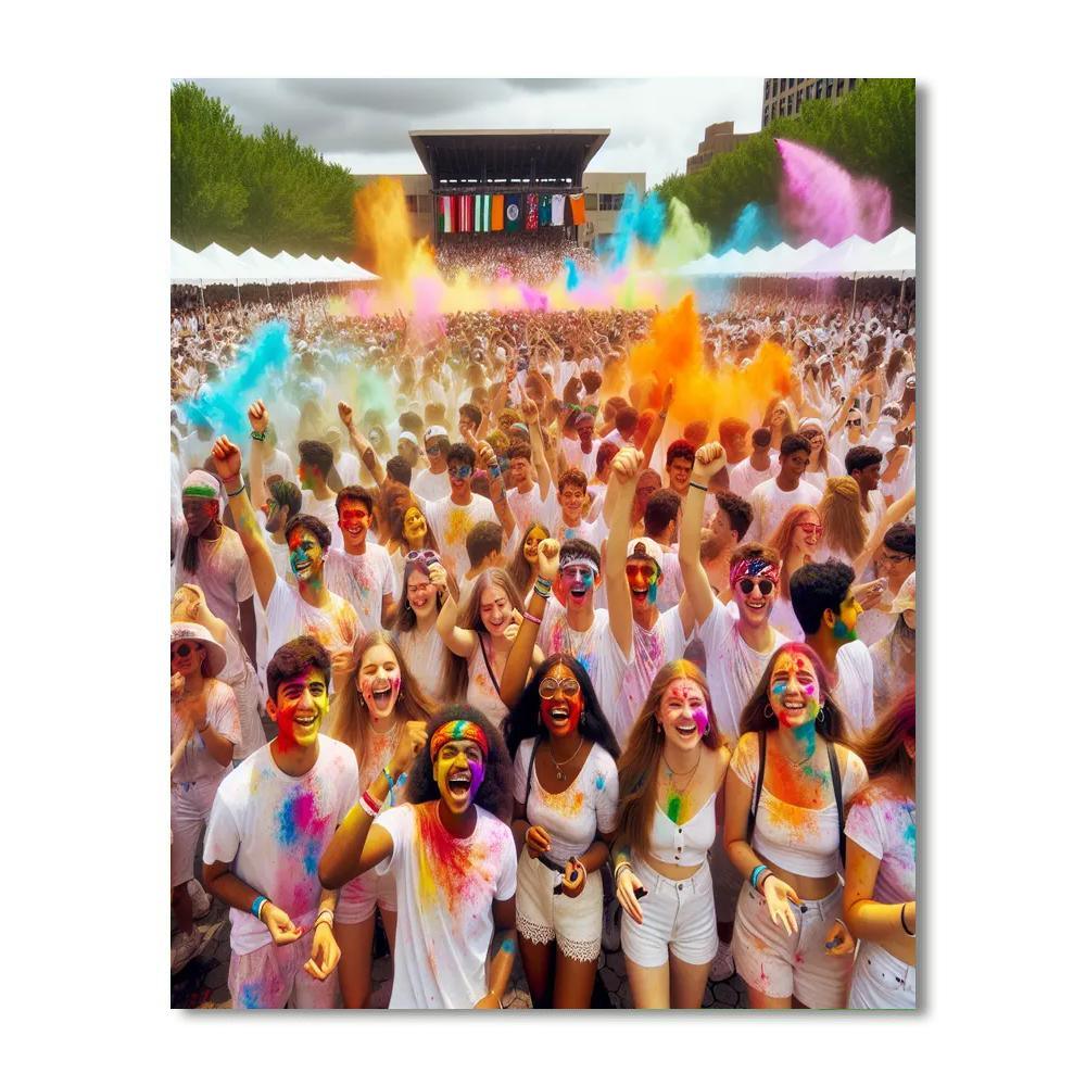 Holi Hai - Usa Paint By Color