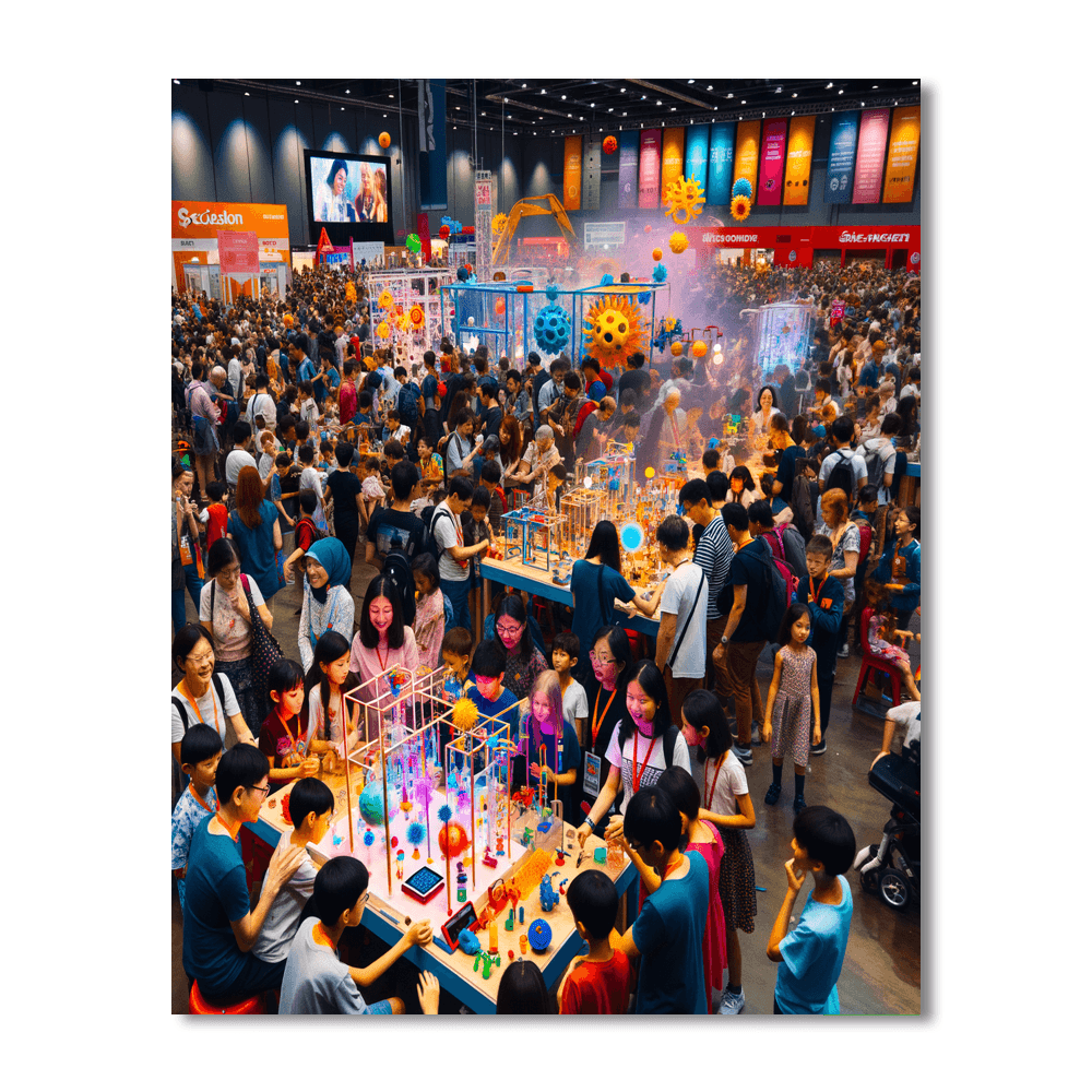 Glasgow Science Festival - Scotland Paint By Number