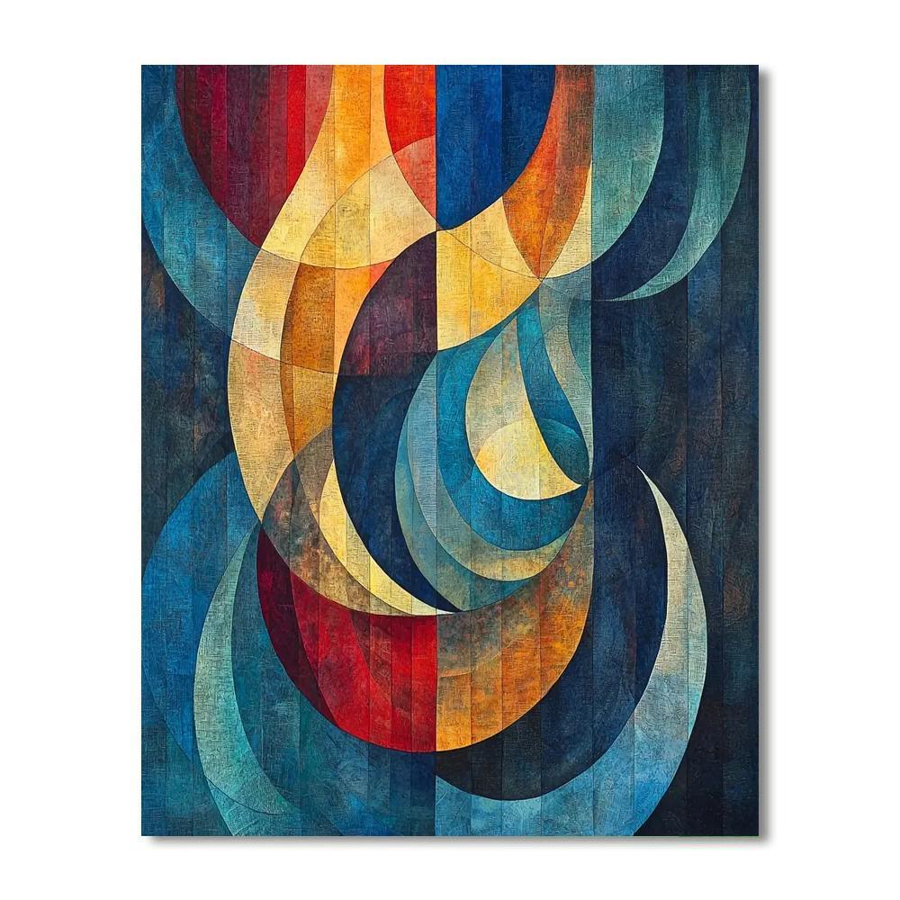 Paul Klee Inspired Cosmic Rhythms  Paint By Number