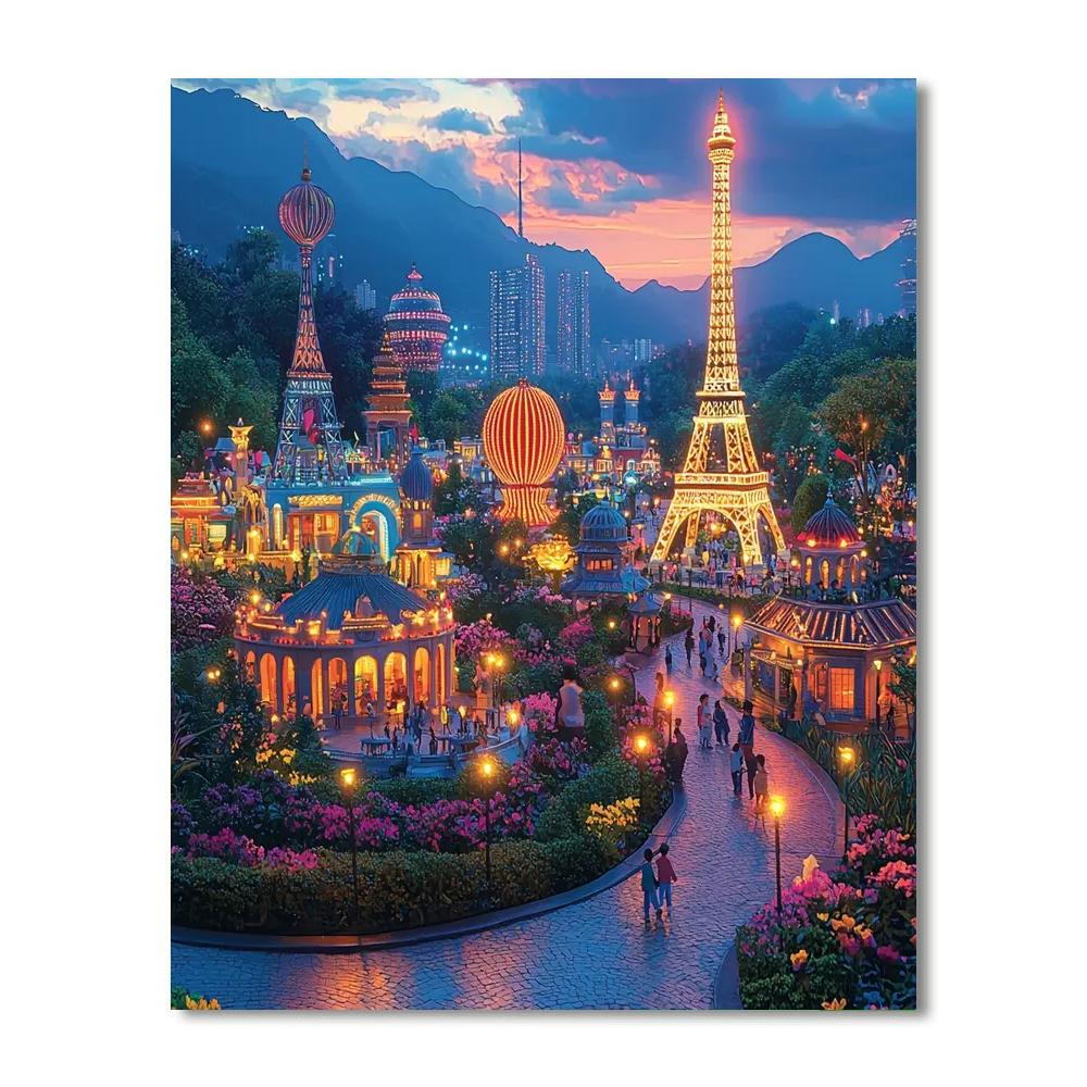 Shenzhen's Window Of The World Numbered Painting Kits