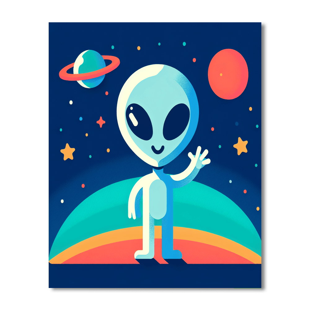 Galaxy Explorer Quest DIY Paint By Numbers
