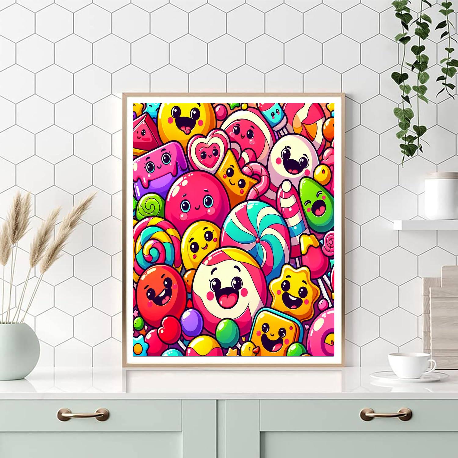 Candy Wonderland Paint By Numbers Kits