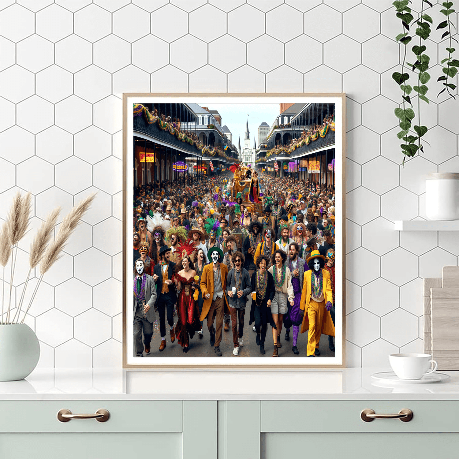 New Orleans Mardi Gras - Usa Painting Number Kit