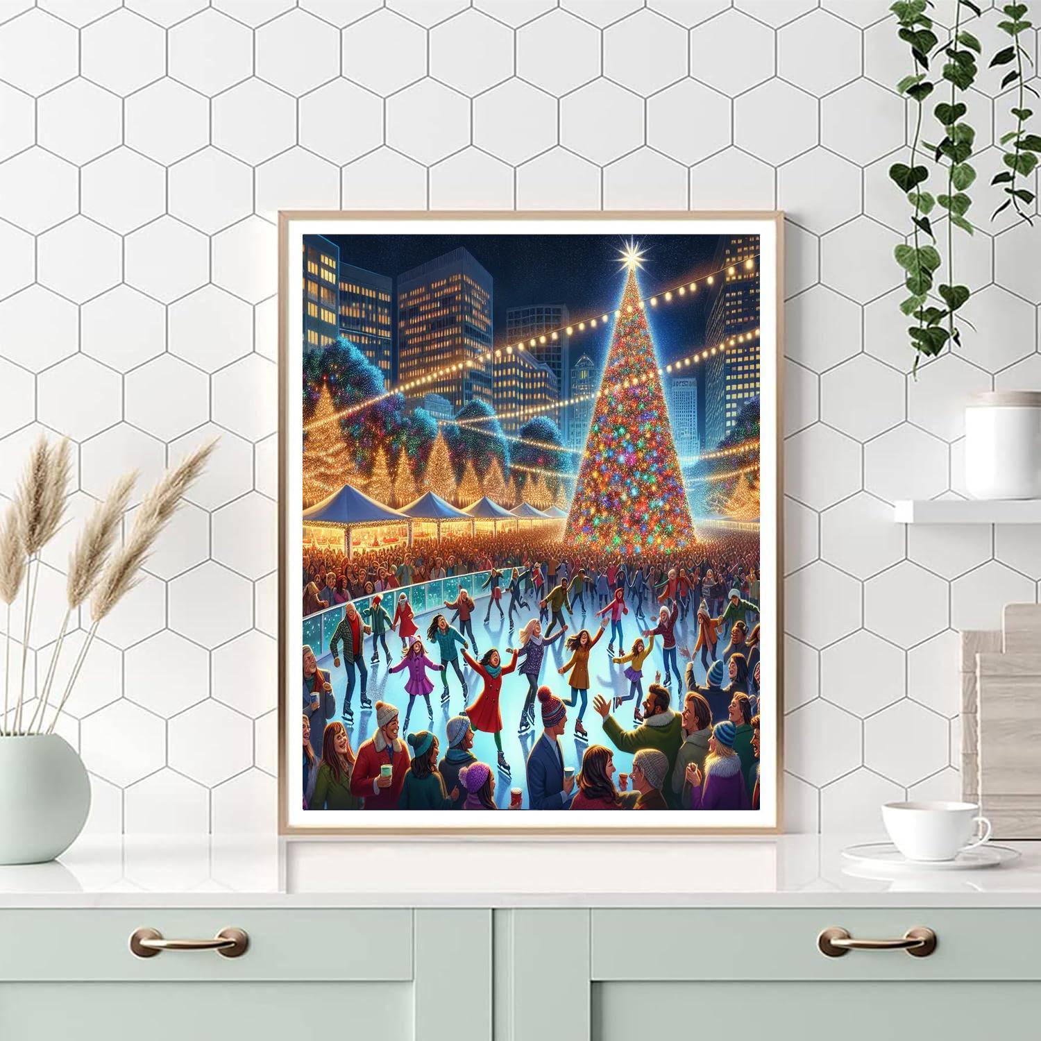 Light Up Night Festival Paint By Numbers Art