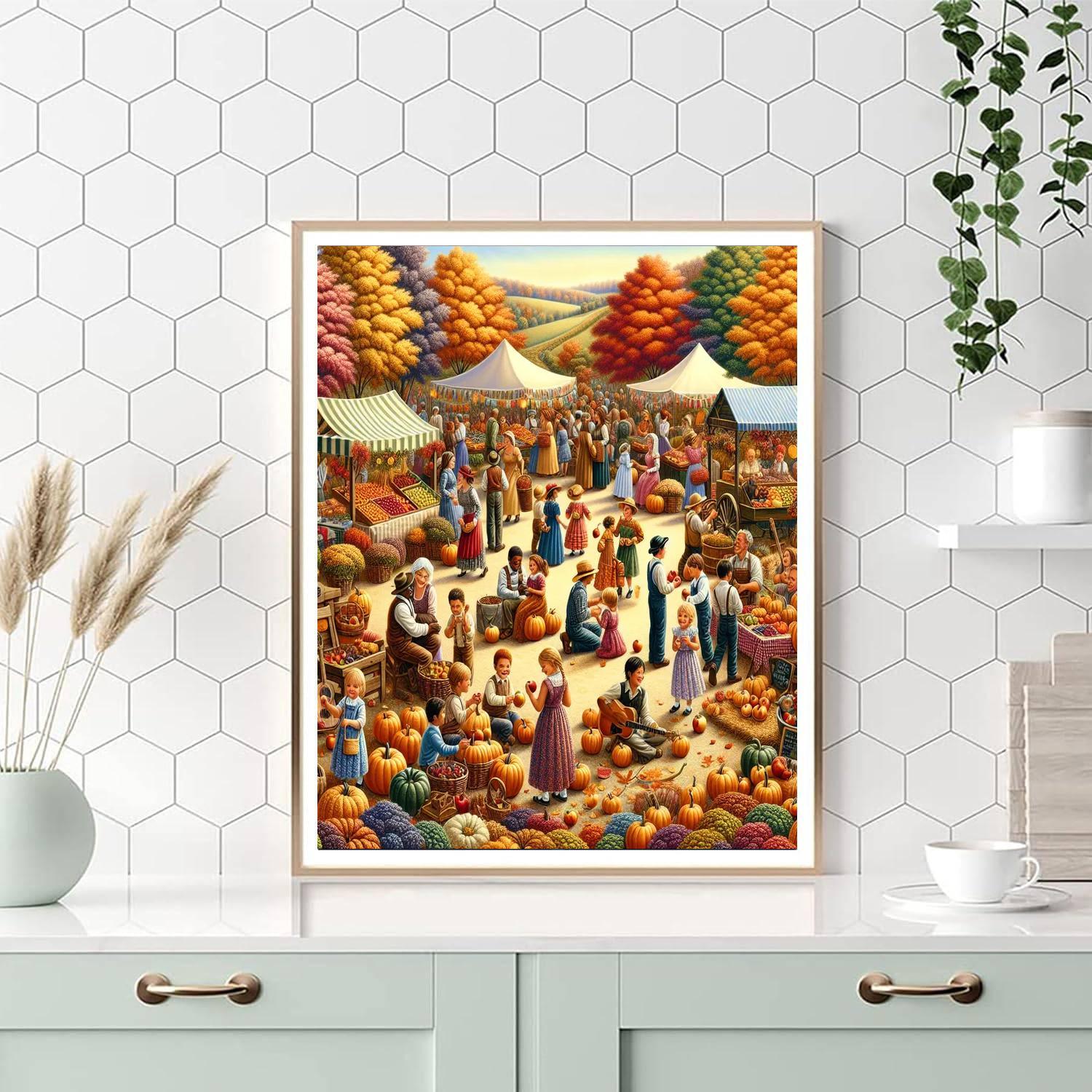 Harvest Festival - Canada Numbered Painting Kits