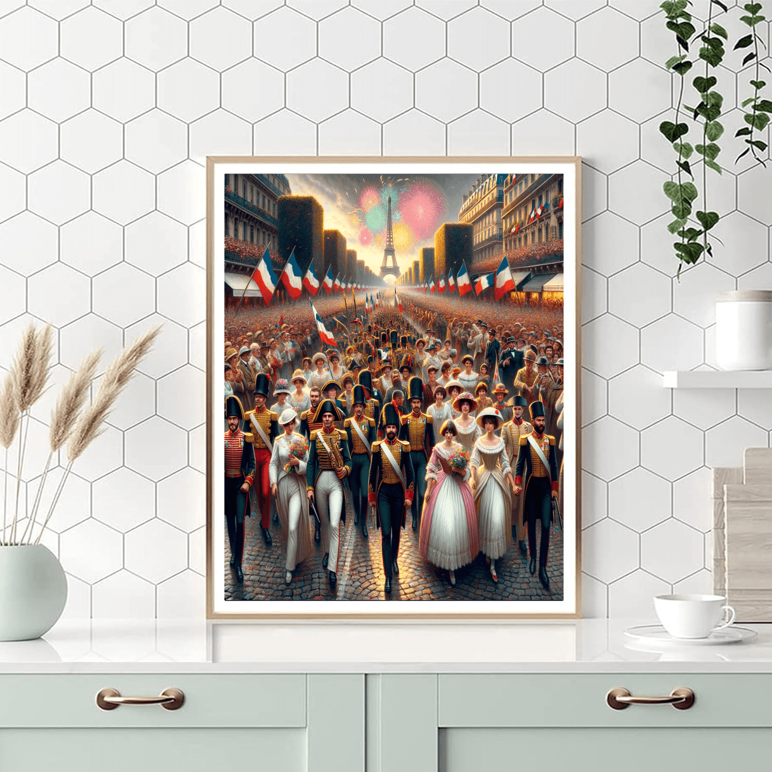 Bastille Day - Paris Paint By Color