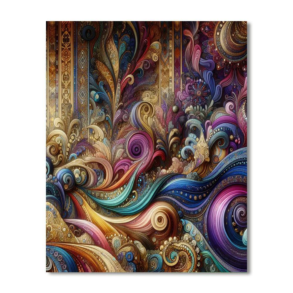 Chic Bohemian Dreamscape Painting Number Kit