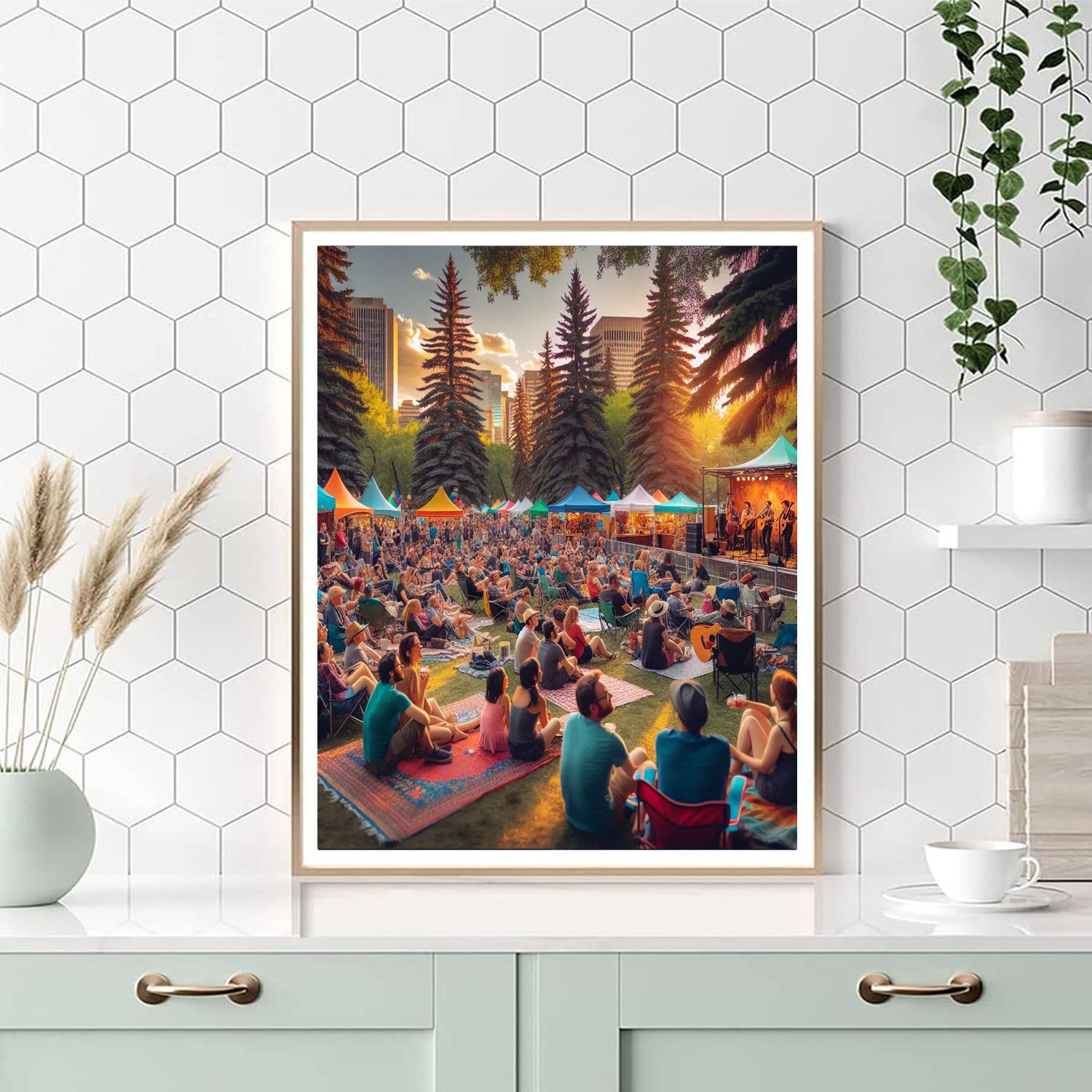 Calgary Folk Music Festival - Calgary, Canada Paint By Numbers Kits