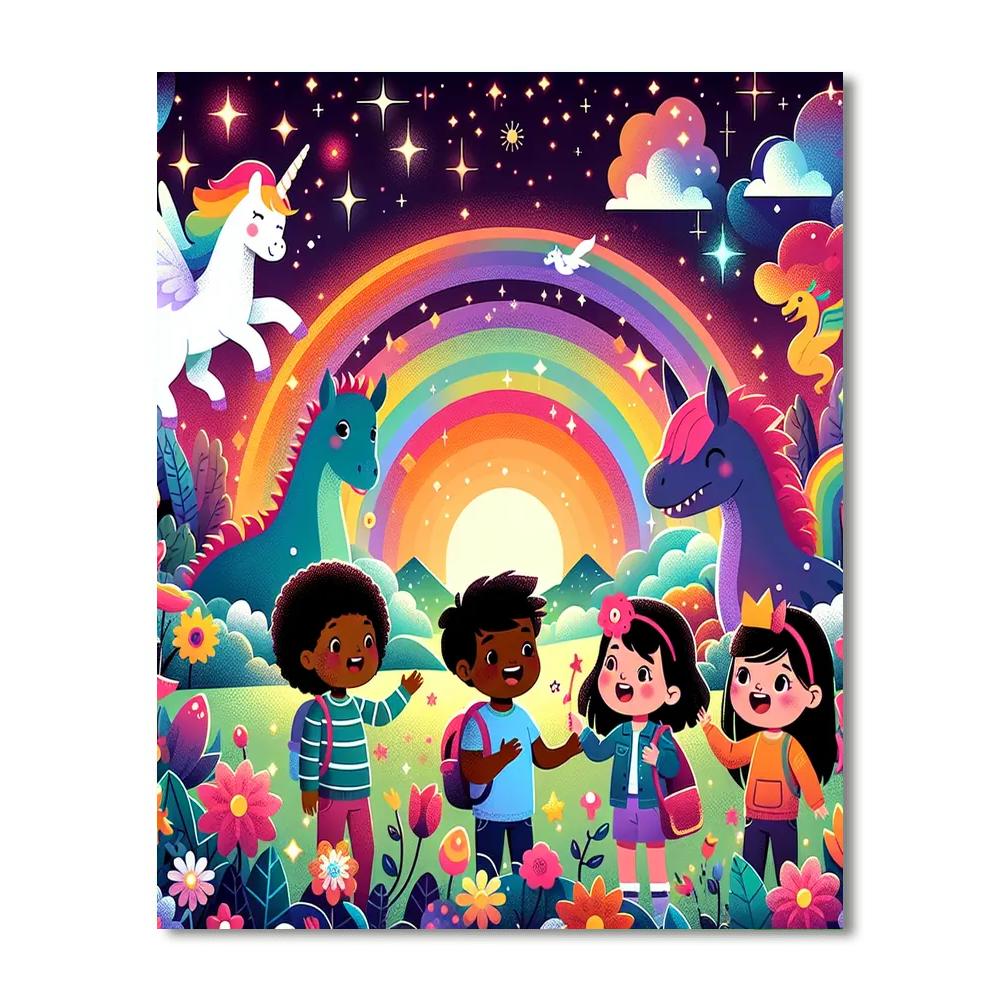 Fantastic Magical Quest Painting By Numbers Kit