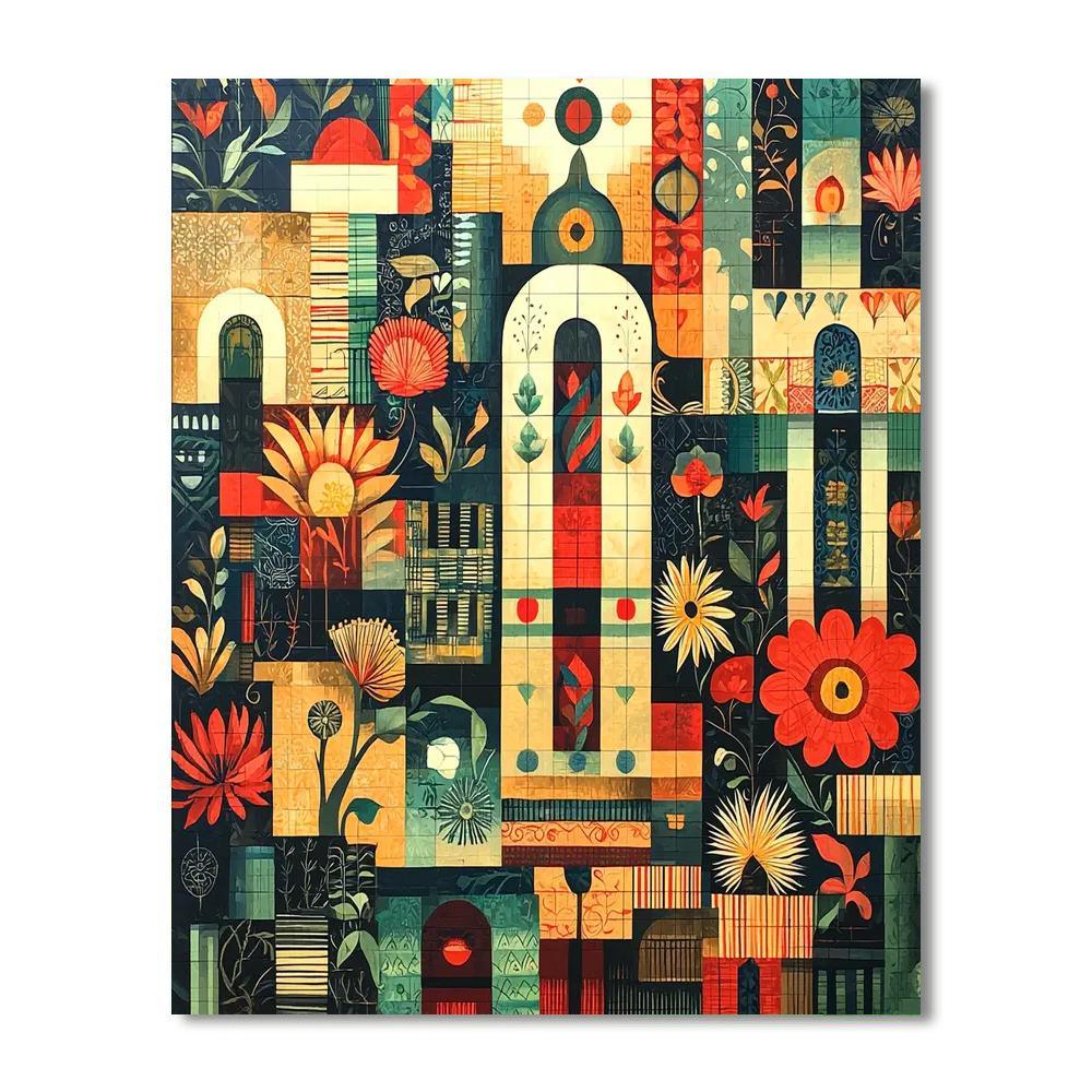 Frida Kahlo Inspired Whispers Of Heritage  Painting Number Kit