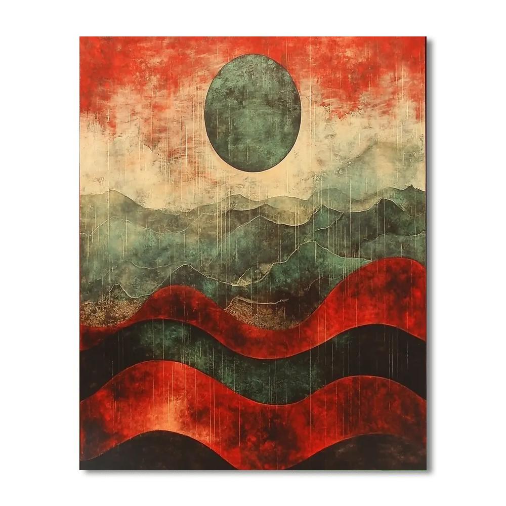 Nandalal Bose Inspired Mythic Landscapes  Painting Number Kit