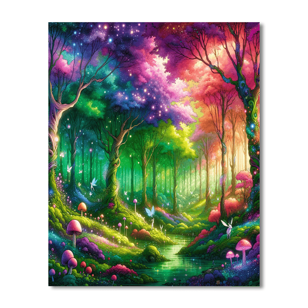 Fantasy Forest Escape - DIY Painting By Numbers Kit