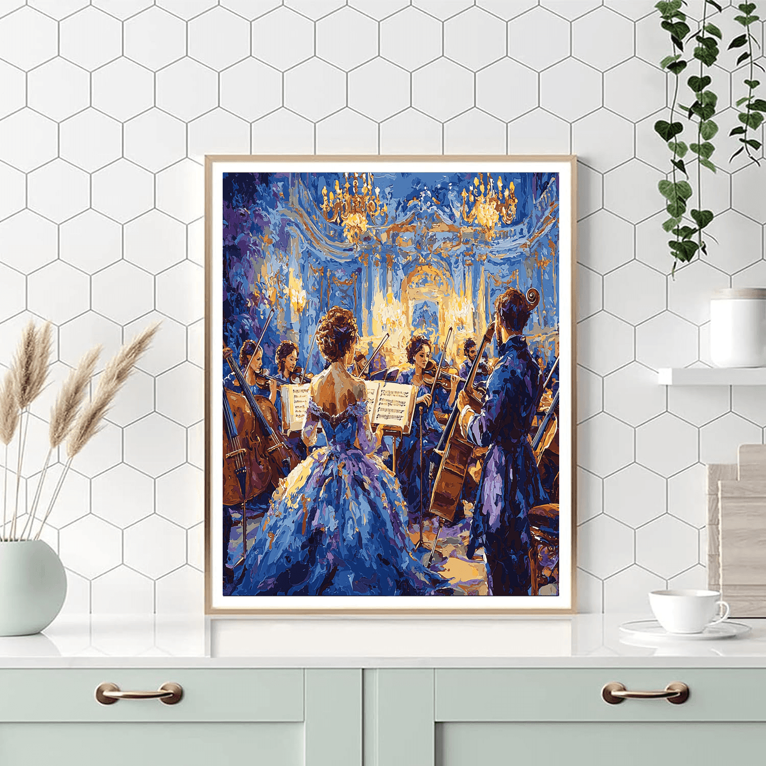 Vermeer Inspired Baroque Musical Fantasy - DIY Painting By Numbers Kit