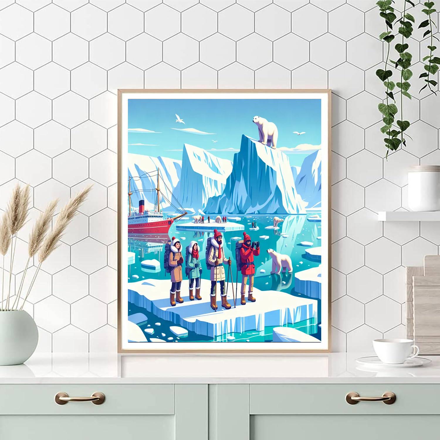 Arctic Iceberg Odyssey DIY Paint By Numbers