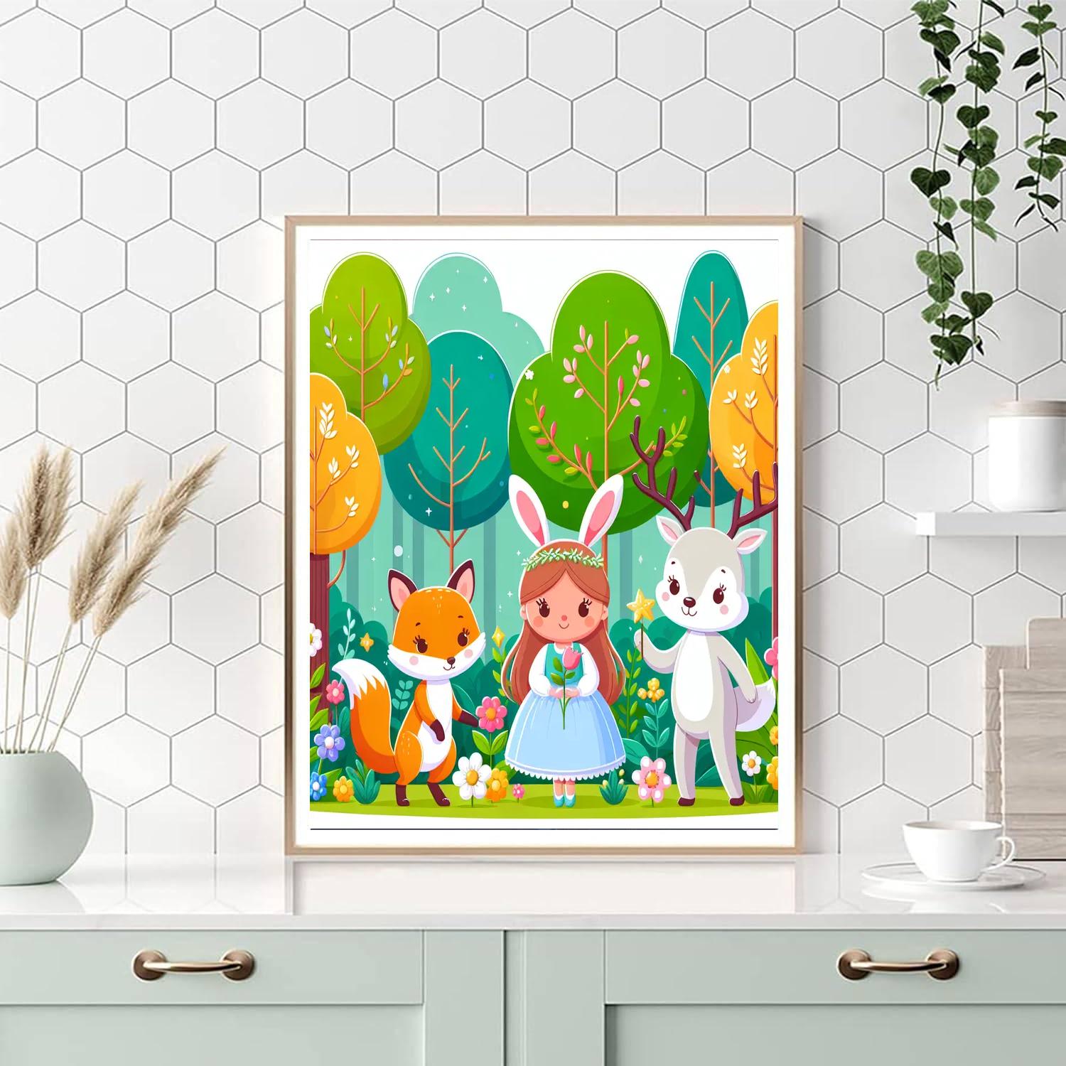 Fairy Tale Animal Kingdom Paint By Numbers