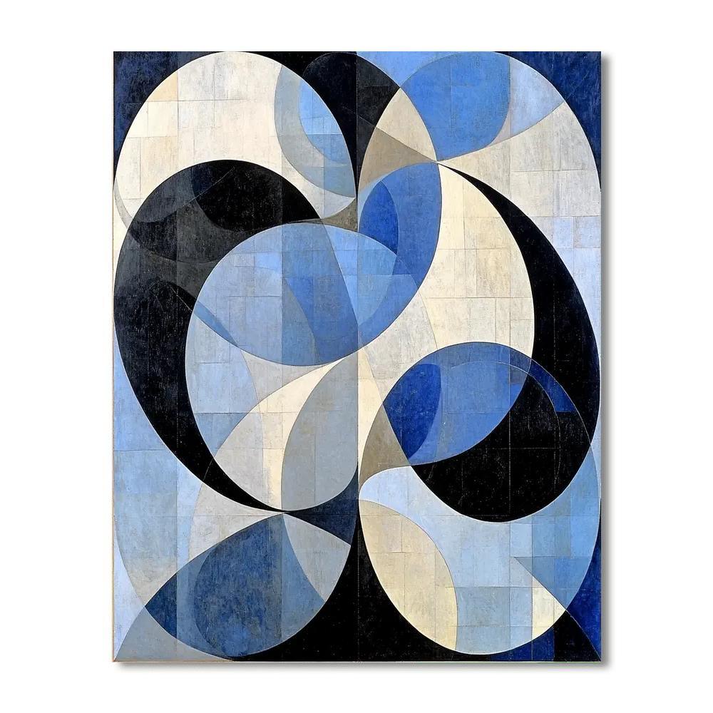 Kazimir Malevich Inspired Fluidity In Form  Paint By Numbers Kits