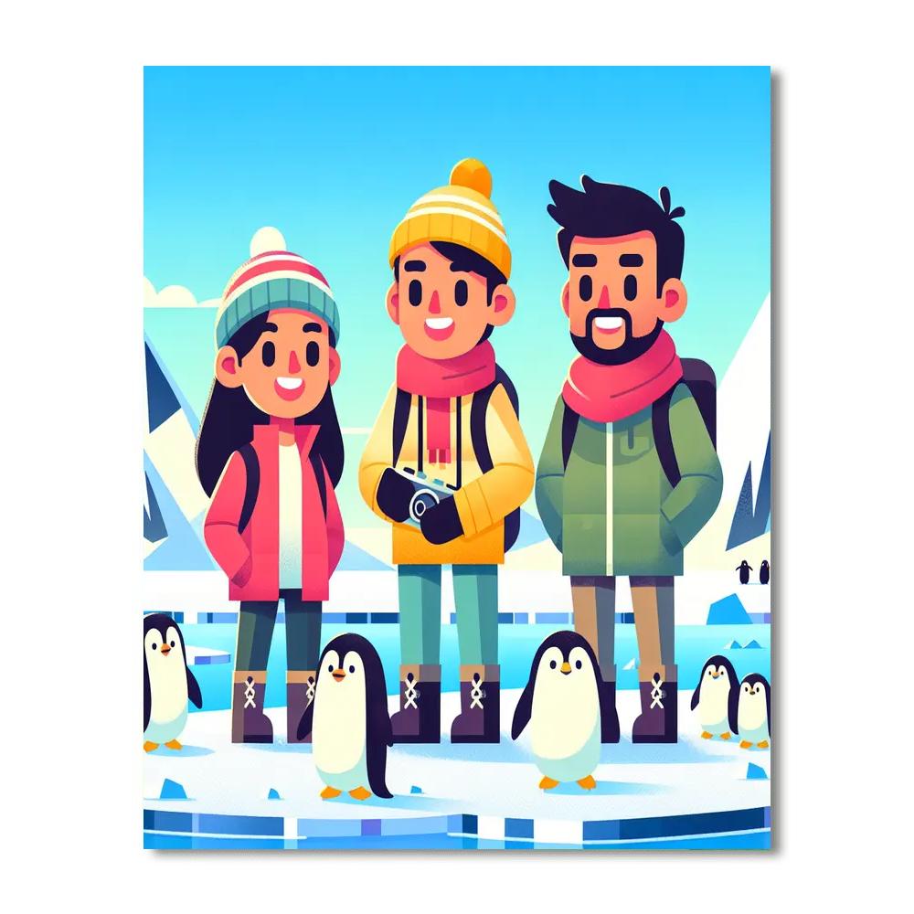 Adventure In Antarctica Paint By Numbers