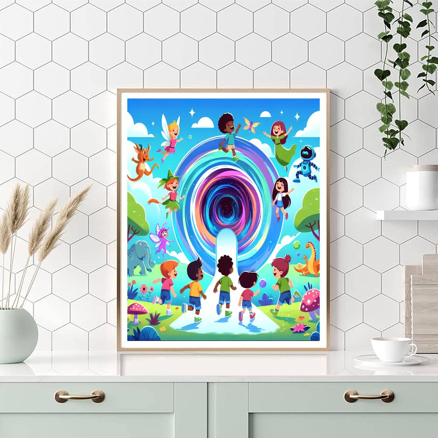 Exploring Magical Dimensions Painting By Numbers Kit