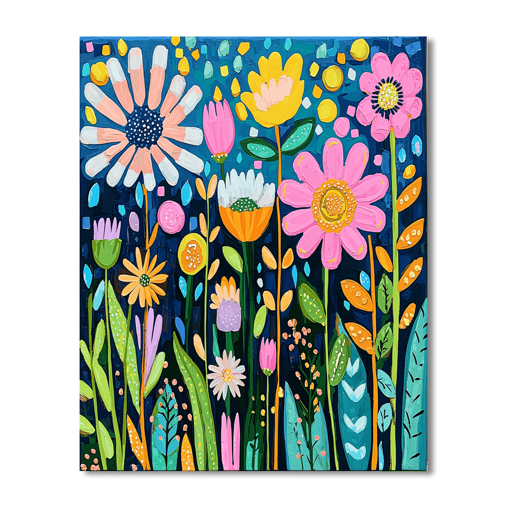 Matisse Inspired Whimsical Floral Fantasy - DIY Painting By Numbers Kit