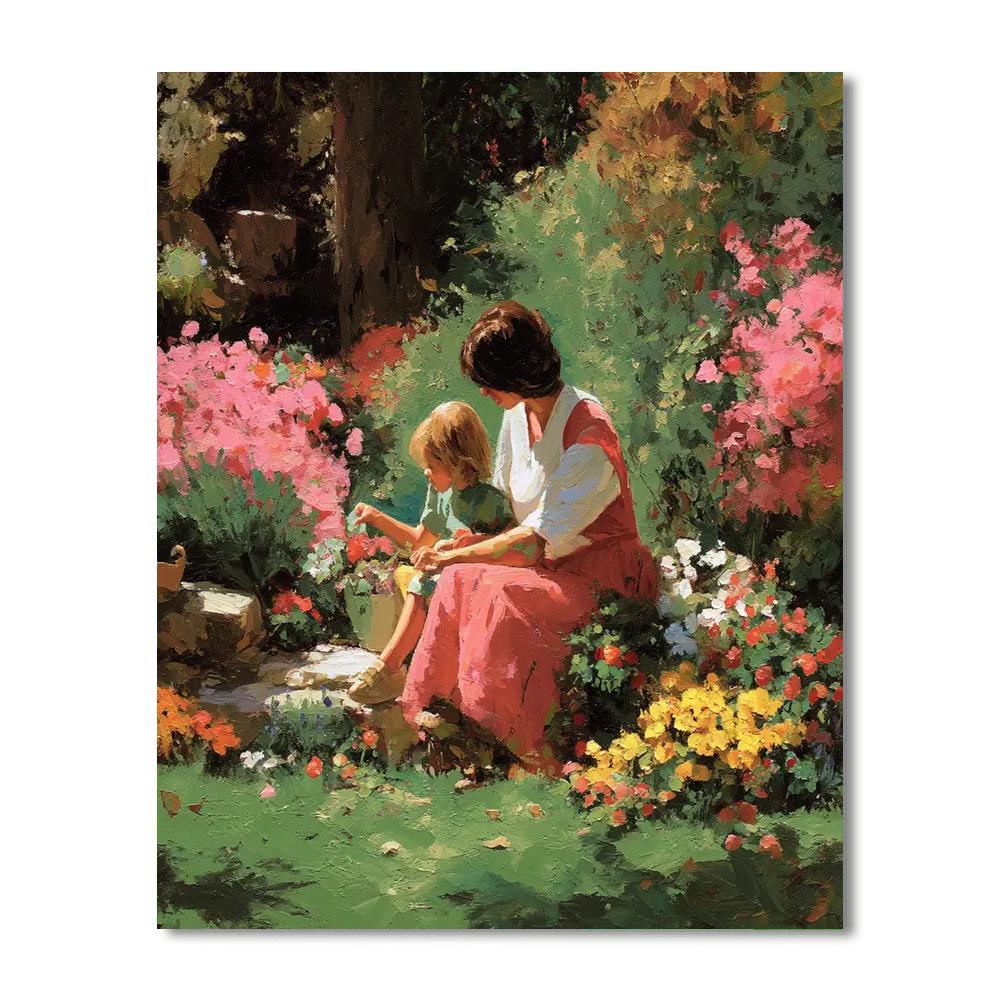 Garden Of Love And Memories Painting Number Kit