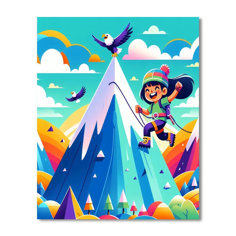 Mountain Peak Adventure Paint By Numbers Kits