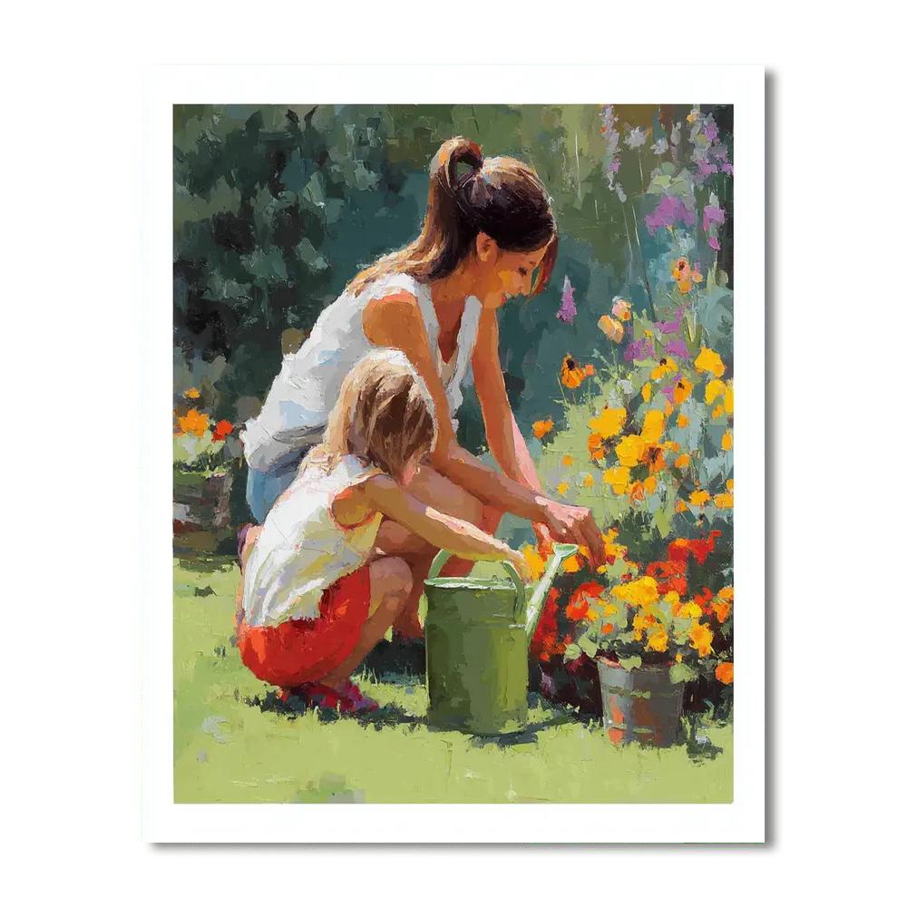 Mommy's Love Blossoms Paint By Color