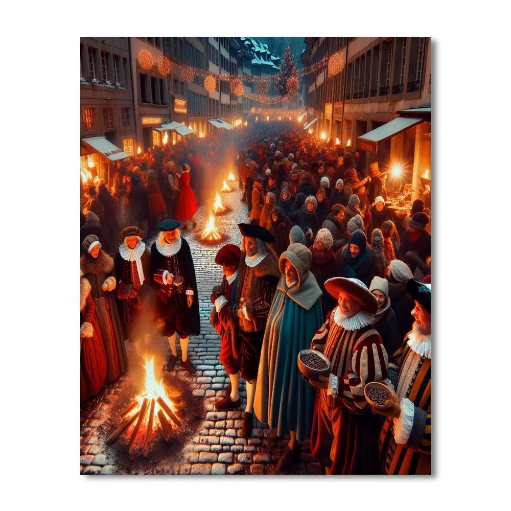 Fête De L'escalade - Geneva, Switzerland Number Painting