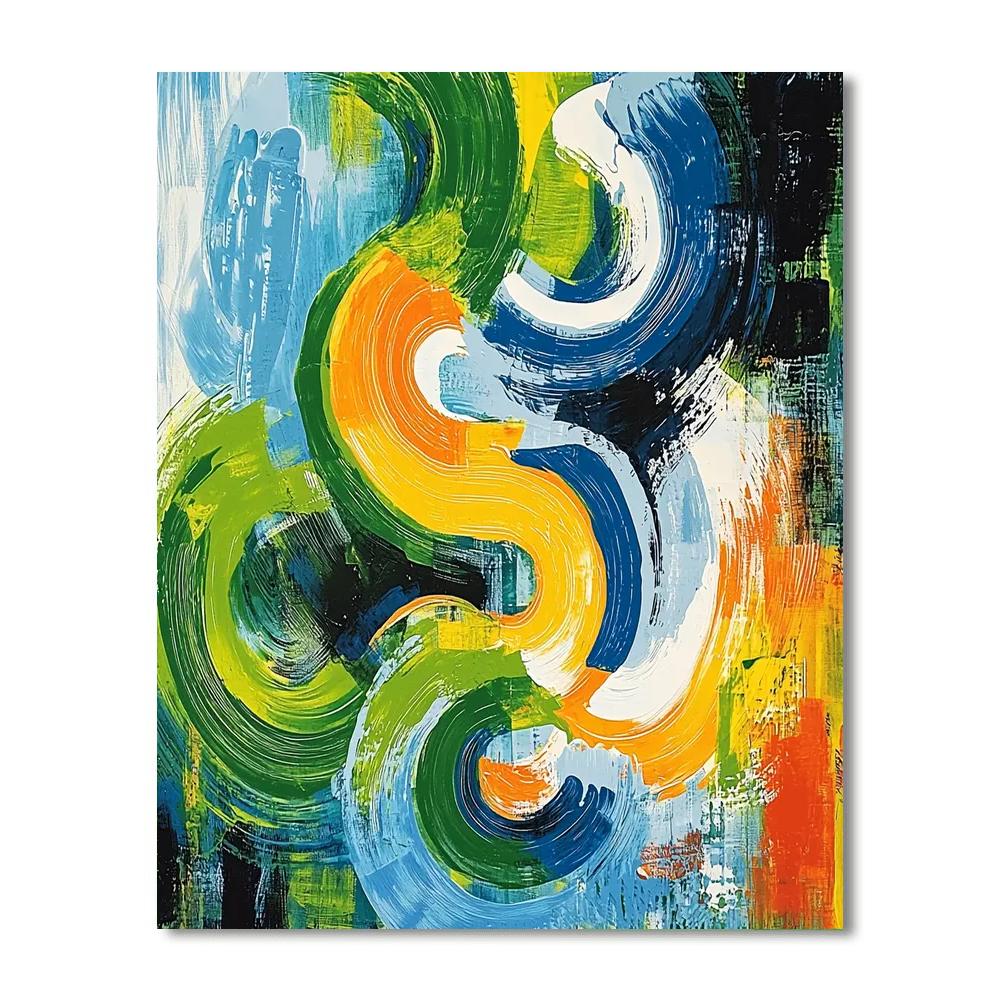 Jean-Michel Basquiat Inspired Raw Elements  Paint By Numbers Kits
