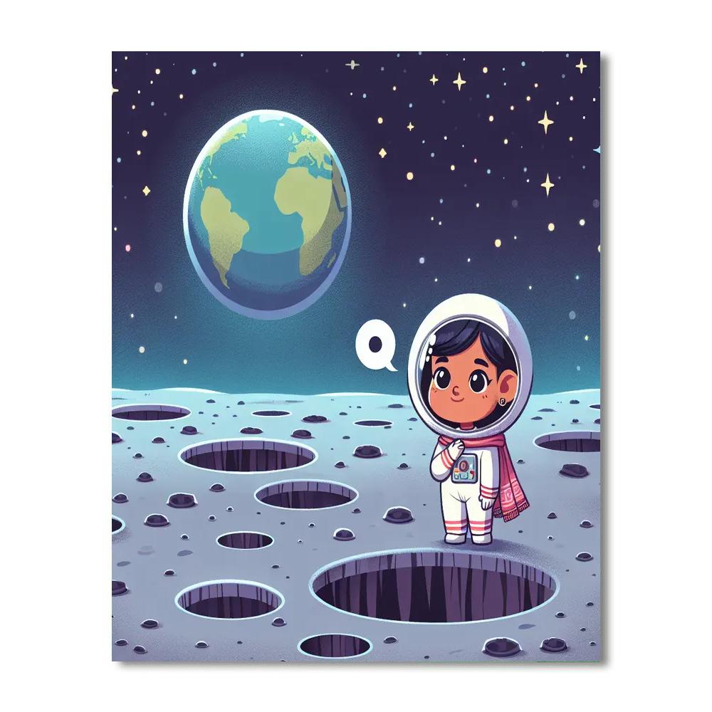 Lunar Light Adventure Painting Number Kit