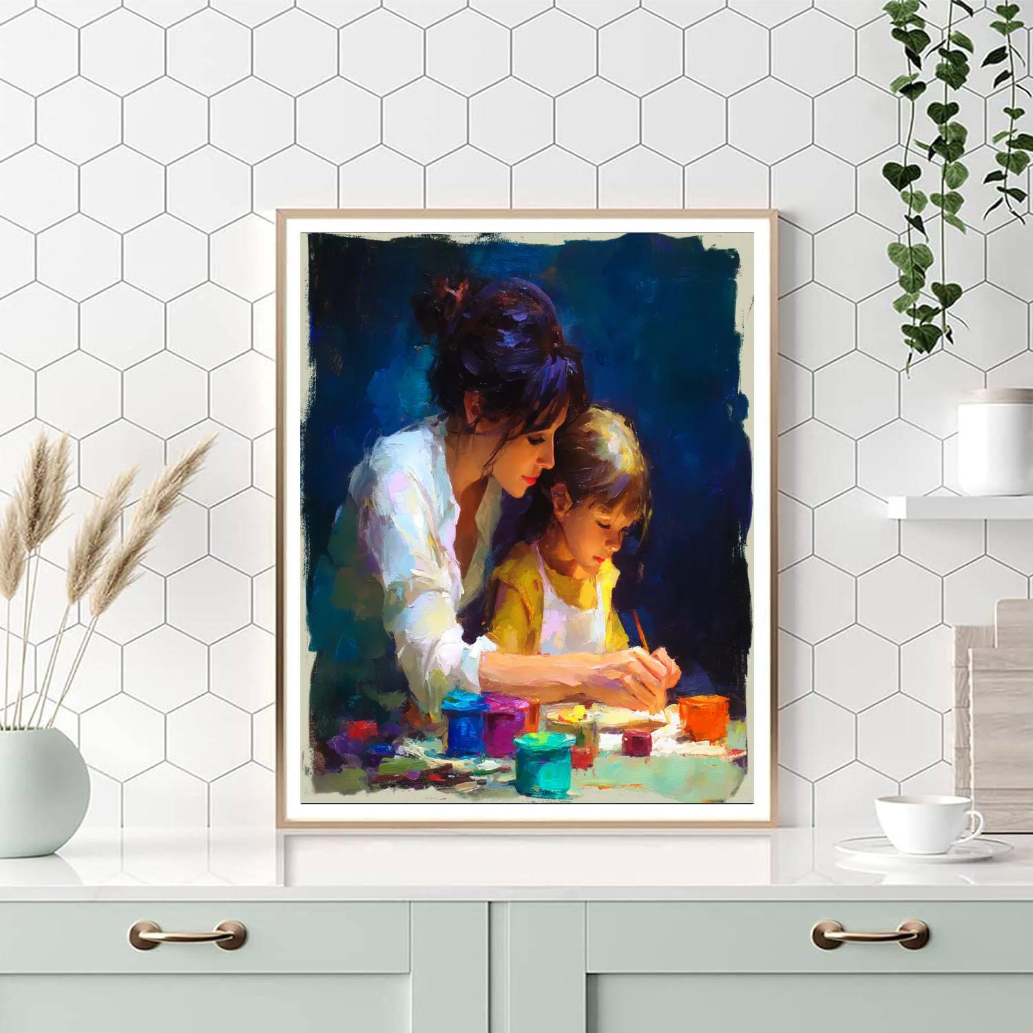 Creative Moments Together Painting By Numbers Kit