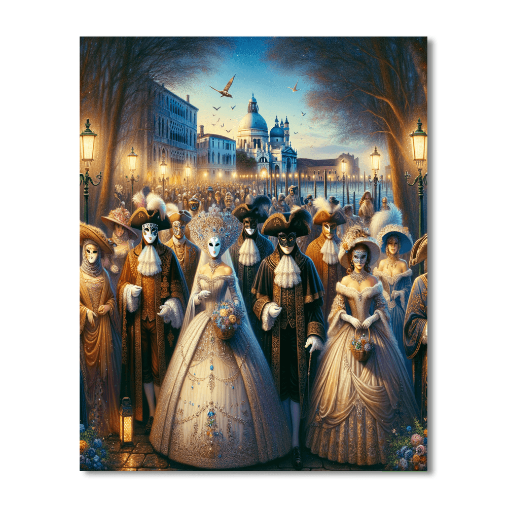 Karnival - Venice, Italy DIY Paint By Numbers