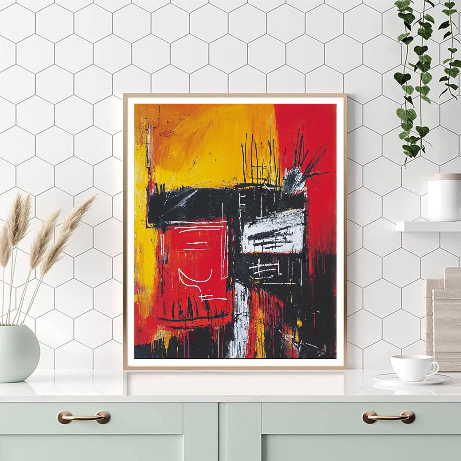 Jean-Michel Basquiat Inspired Abstract Narratives  Paint By Numbers