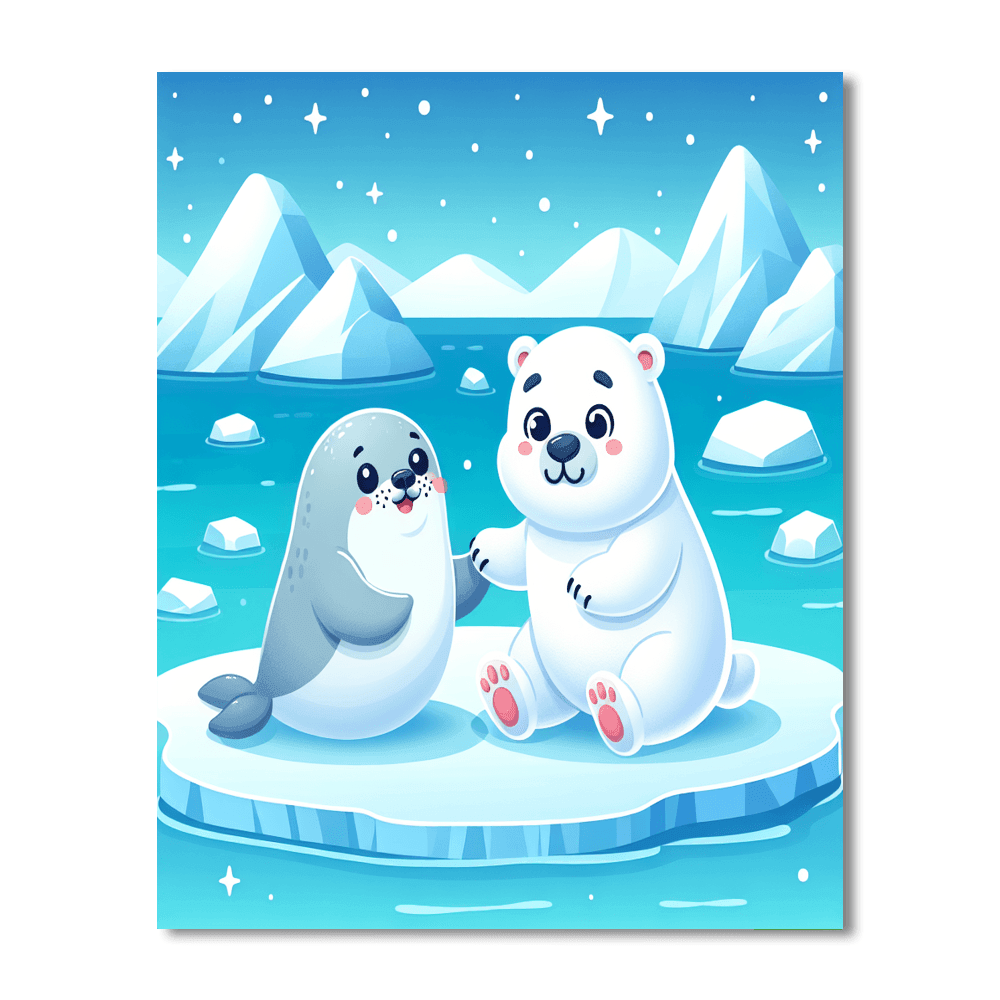 Adventure In The Arctic Paint By Numbers Art