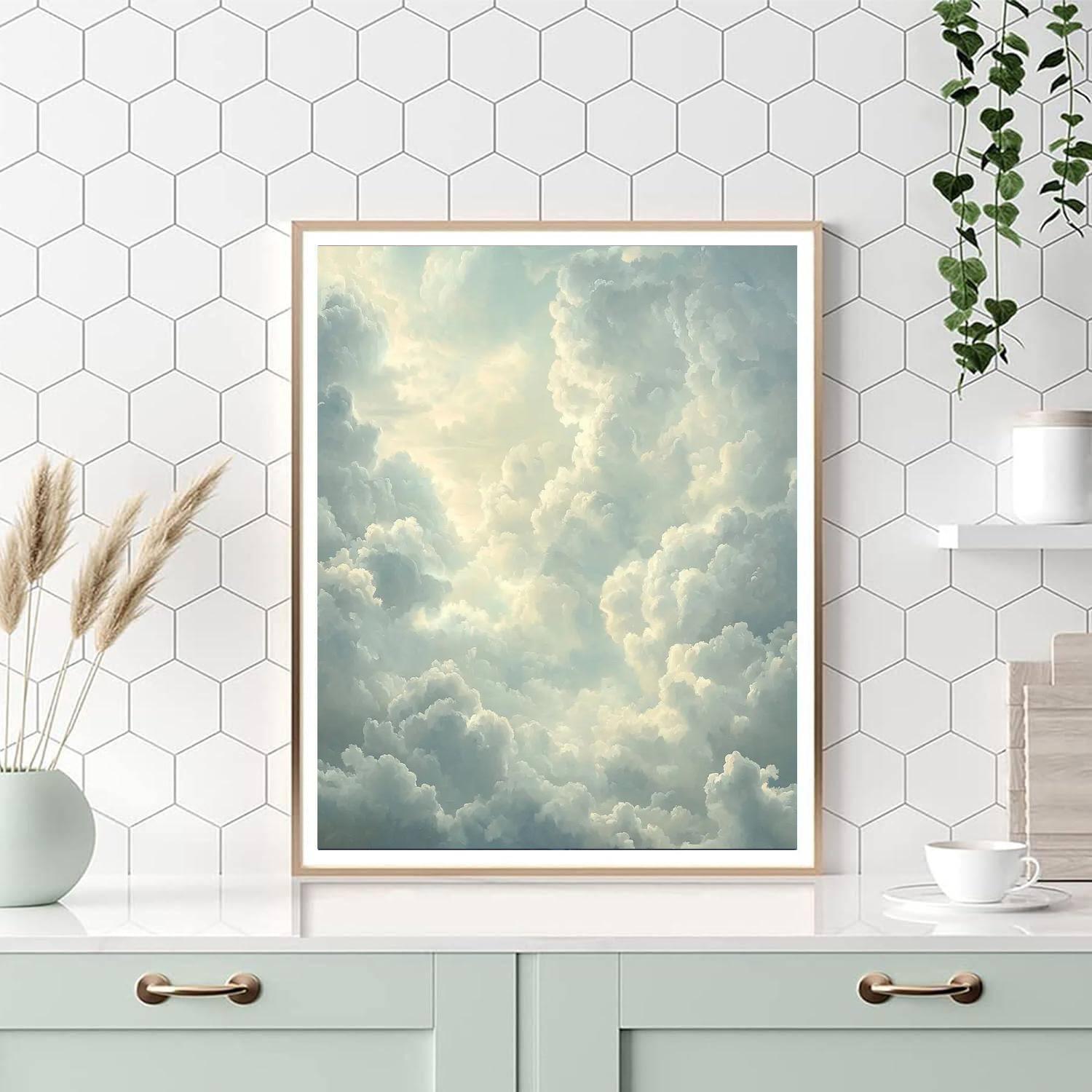 J.M.W. Turner Inspired Aerial Reverie  DIY Paint By Numbers